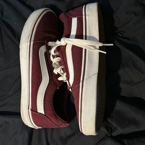 Maroon Vans